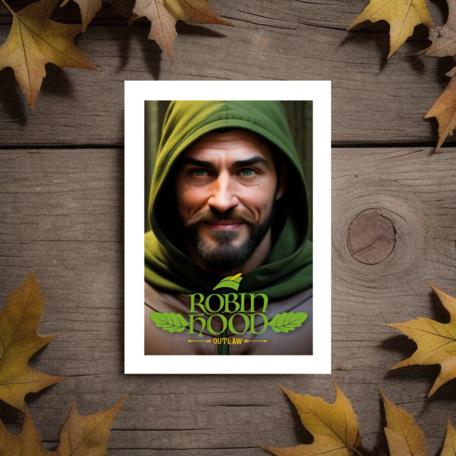 Robin Hood Nottingham - Robin Hood Hail To Thee Card